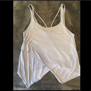 Light blue tunic style tank top